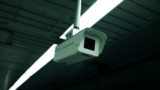 surveillance camera in dark room